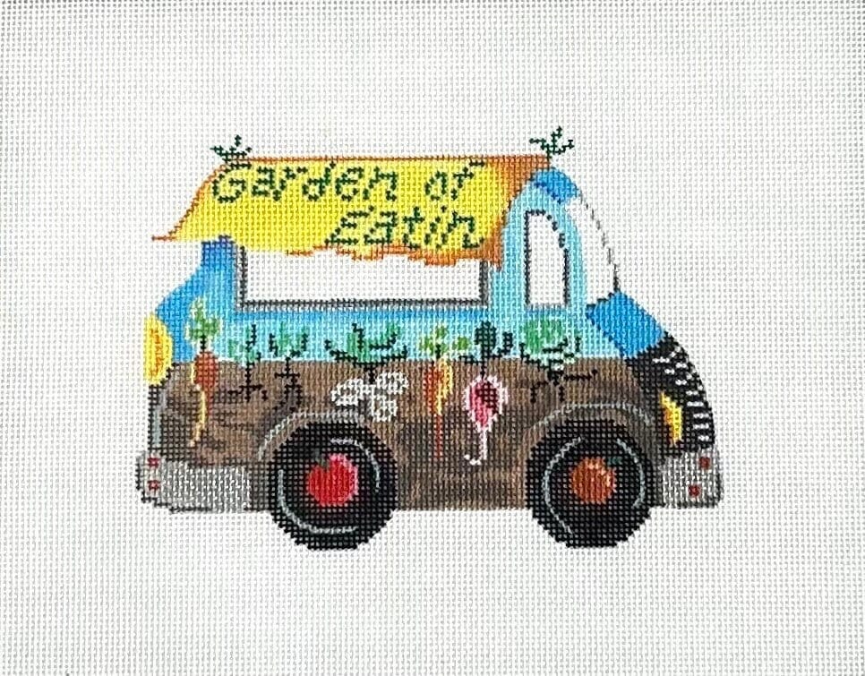 Garden of Eatin Food Truck w/ Stitch Guide, Patti Mann Needlepoint Designs