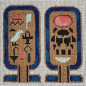 May include: Two blue and gold framed images with Egyptian hieroglyphics. The images are on a white background.