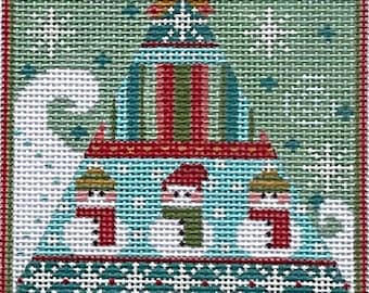 Árbol de muñecos de nieve, CH Designs/Danji Designs