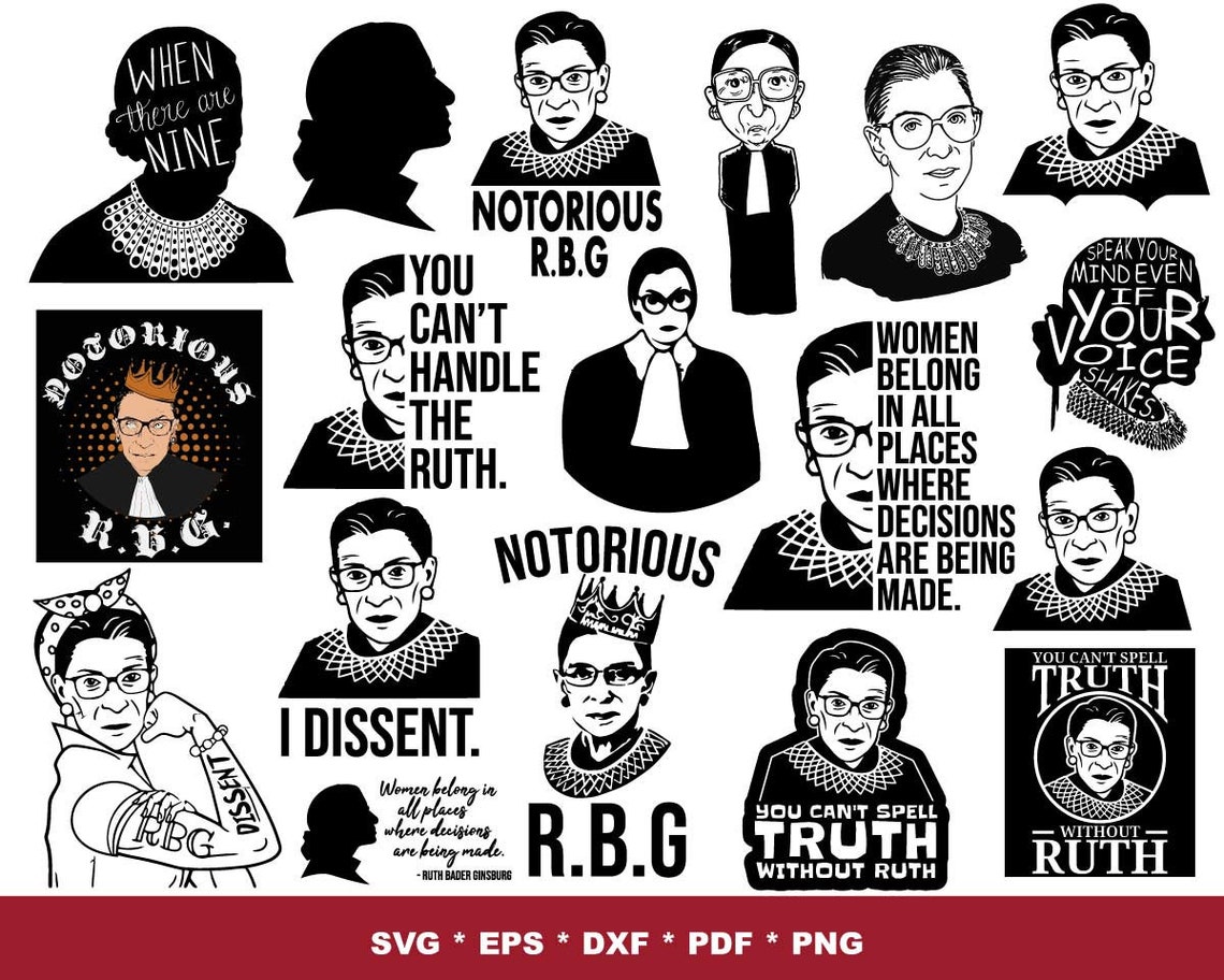 Download 150 Rbg Svg Bundle 1.0 Bundle Files | Etsy