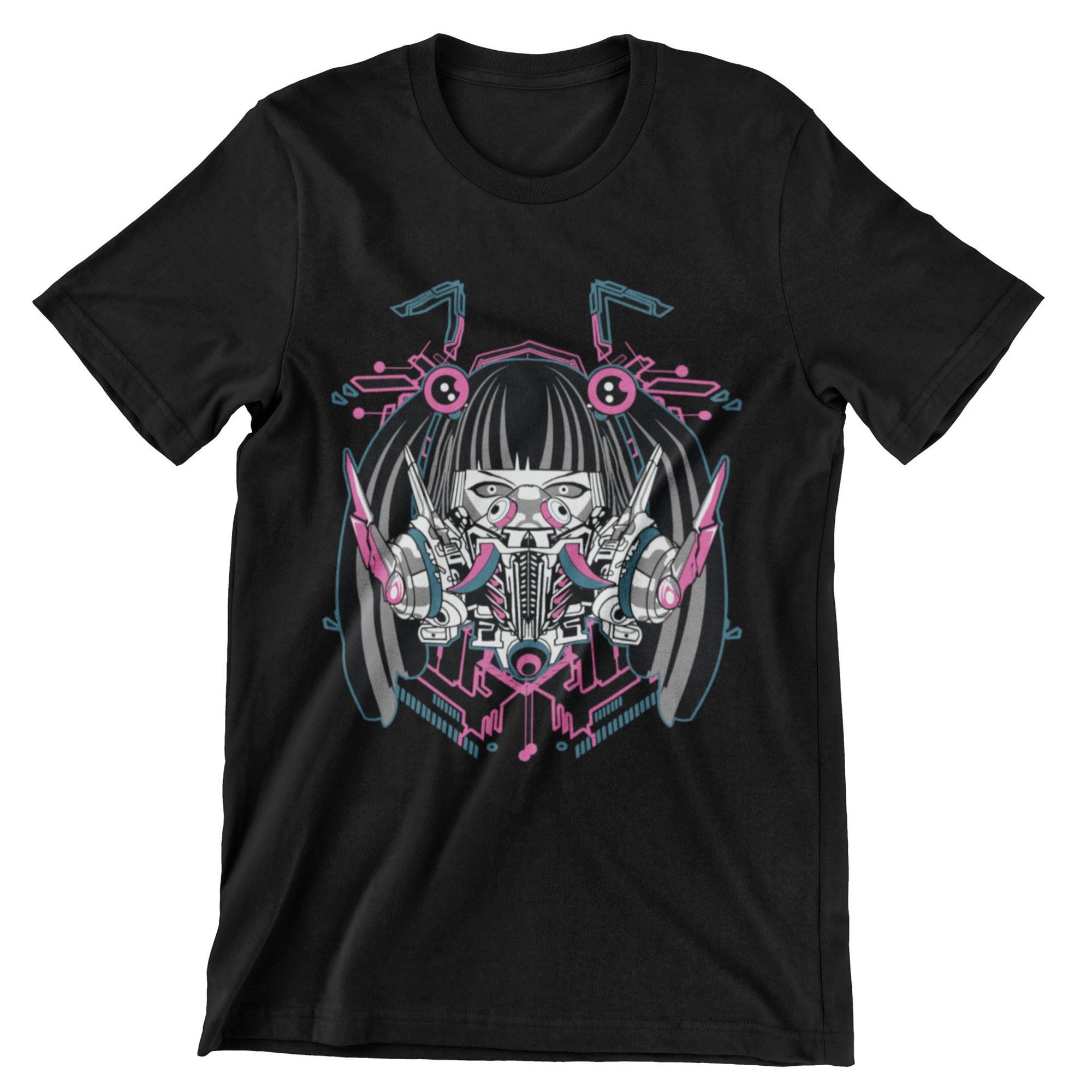 Anime Cyber Girl T-Shirt, Anime T-Shirt