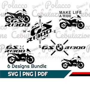 BMW GS Bundle #6. Digital vector. Instant download. 6 pcs. R1300