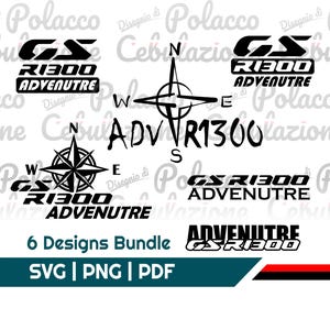 BMW GS Bundle #7. Digital vector. Instant download. 6 pcs. R1300