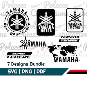 Yamaha Bundle #2. Digital vector. Instant download. 7 pcs.