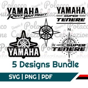 YAMAHA Bundle #1. Digital vector svg files. Instant download