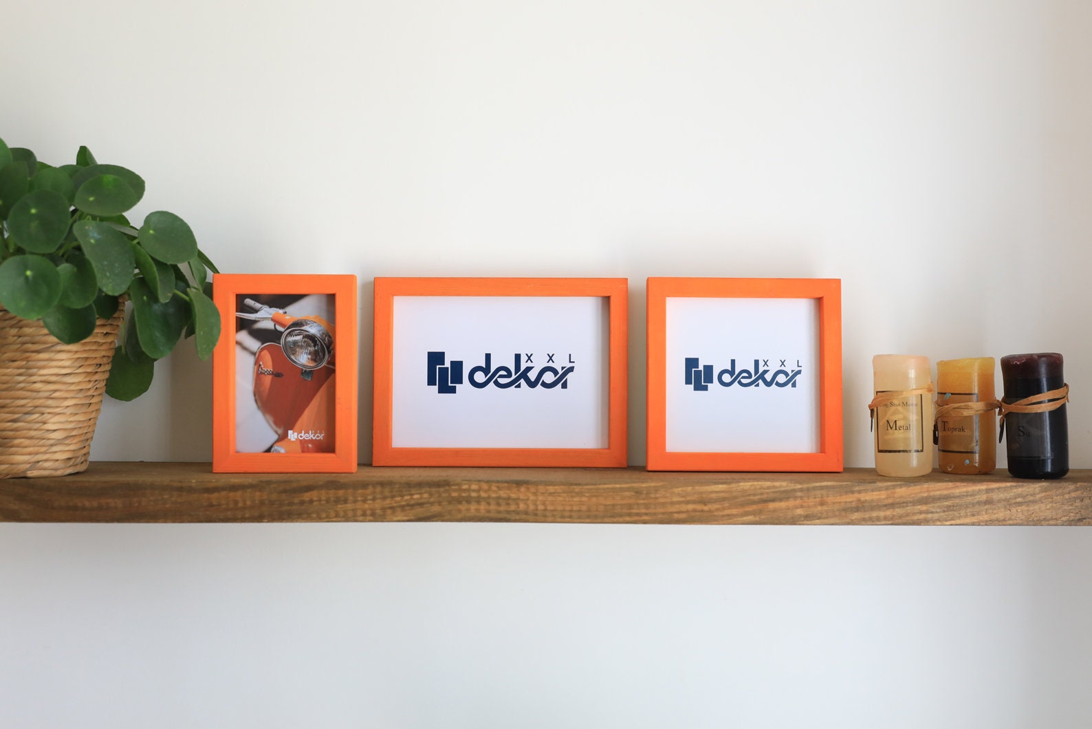 Painted Wood Picture Frames, Rustic Wooden Home Decor, Custom Photo