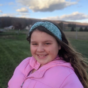 Velvet ear warmer/headband