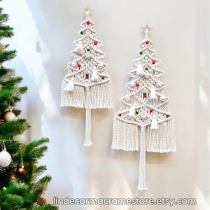 Handmade Macrame Christmas Tree: Rustic Boho Holiday Decor