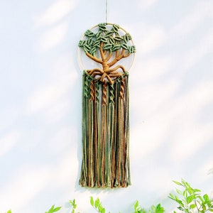 Macrame Tree of Life Wall Hanging, Large Macrame Dreamcatcher, Boho Home Decor, Tree of Life Wall Decor, Family Gift, Nursery Decor