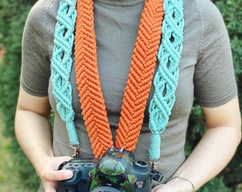 Macrame Camera Strap: Boho Style DSLR/SLR Strap