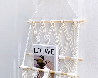 Organizer Da Appendere Sopra La Porta, 5 Tasche, Decorazione Per Cameretta Dei Bambini In Stile Boho Organizer Da Appendere Dietro La Porta~p179907995
