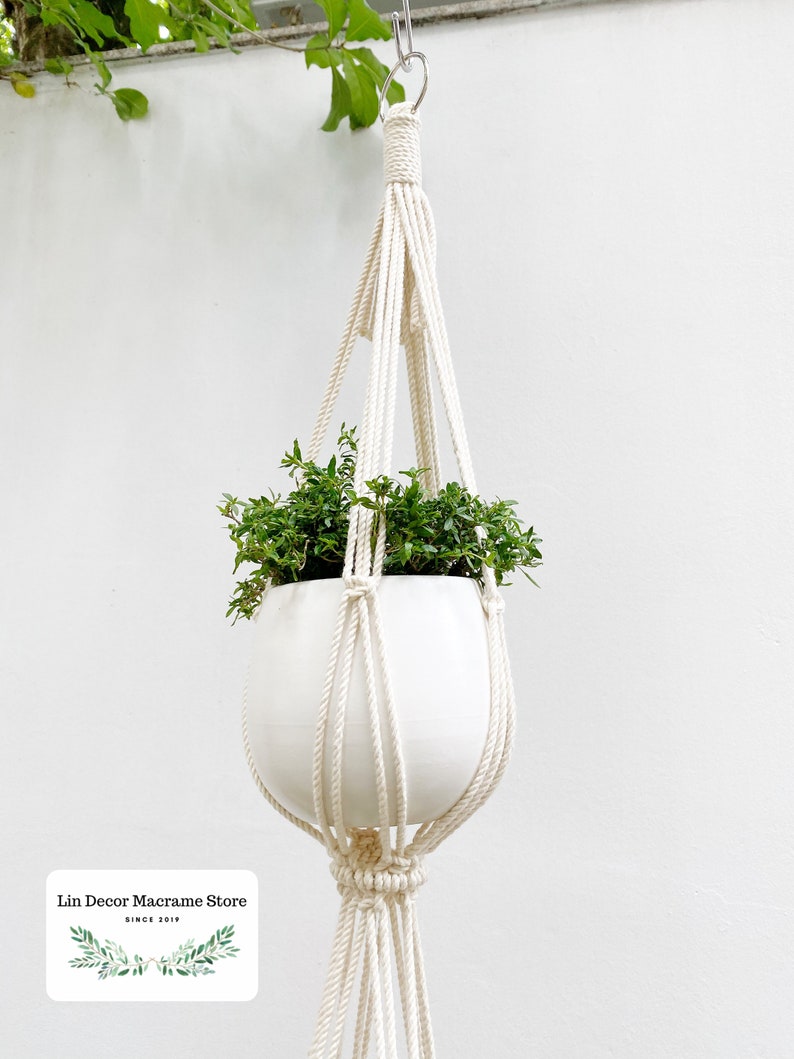 Double Macrame Plant Hanger - Thumbnail 2