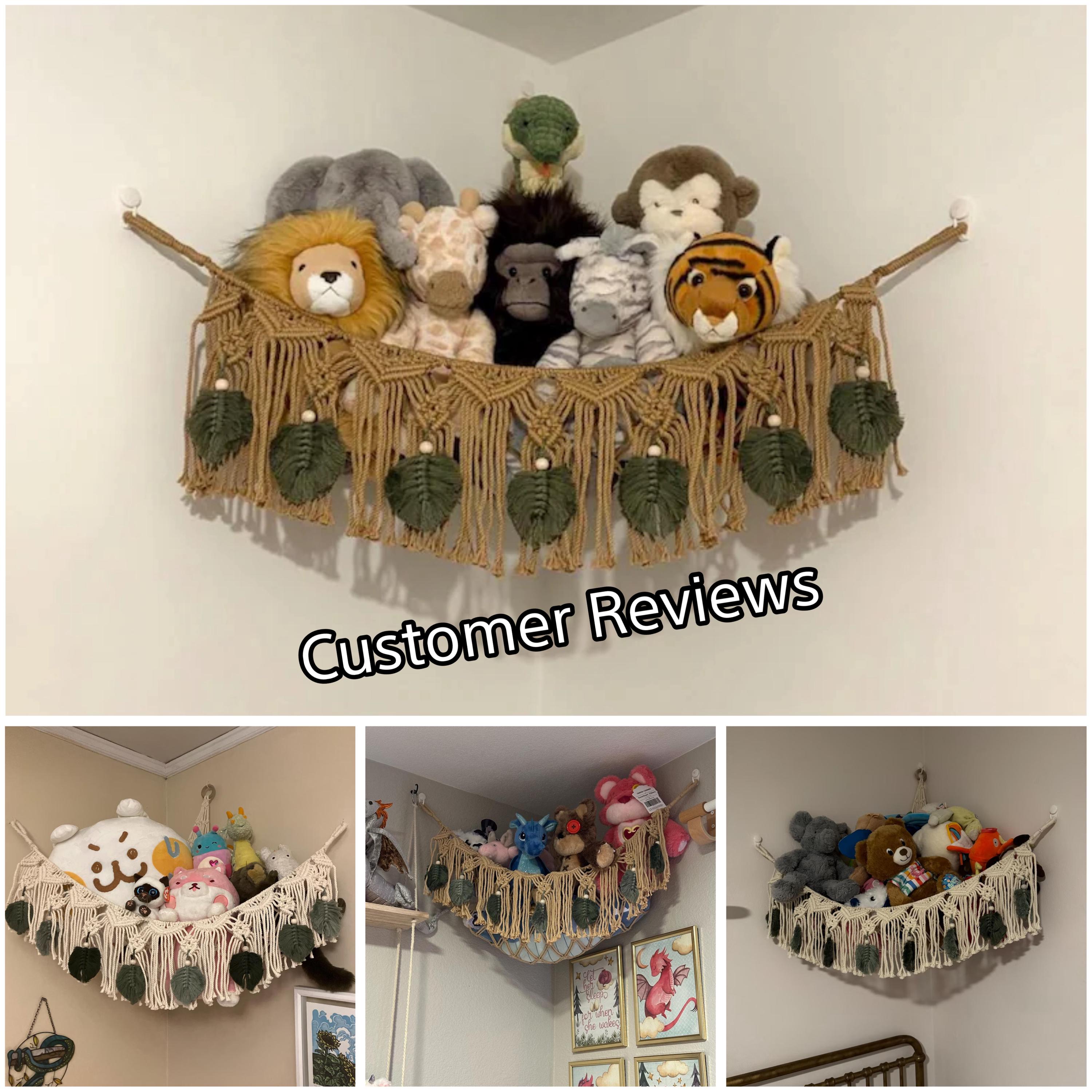 Creperture Hamac De Rangement Pour Jouets, Maille à Suspendre Au Mur