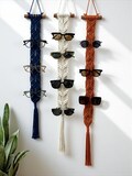 Handmade Sunglasses Holder, Wall Sunglasses Display, Hanging Eyeglass Organizer, Boho Eyeglass Storage, Gift For Him, Christmas Gift For Her