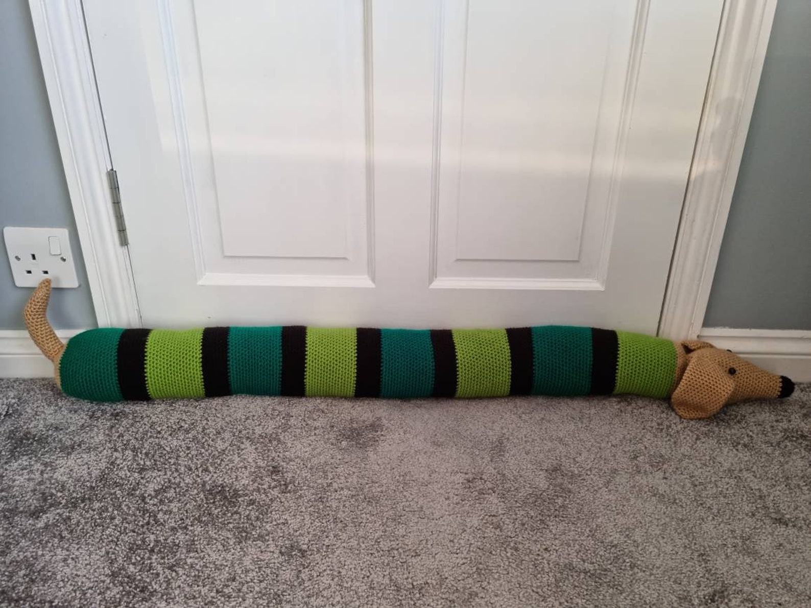 Sausage Dog Draft Excluder Etsy UK