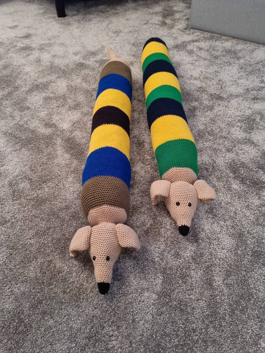 Sausage Dog Draft Excluder Etsy UK