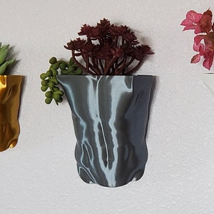 Male Body Hanging Wall Planter, Body Vase Wall Planter,  Male Body Sculpture Wall Mount Planter