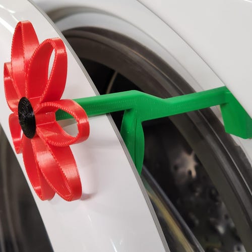Front Load Washer Door Prop - Magnetic Door Stopper To Keep Washer Open & Dry, Prevents Mold & Odor (Black)