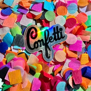 The Confetti Sticker