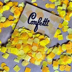 The Confetti Packet in Yellow