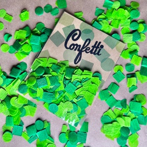 The Confetti Packet in Green