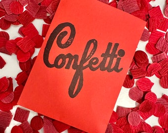 The Confetti Packet in Red