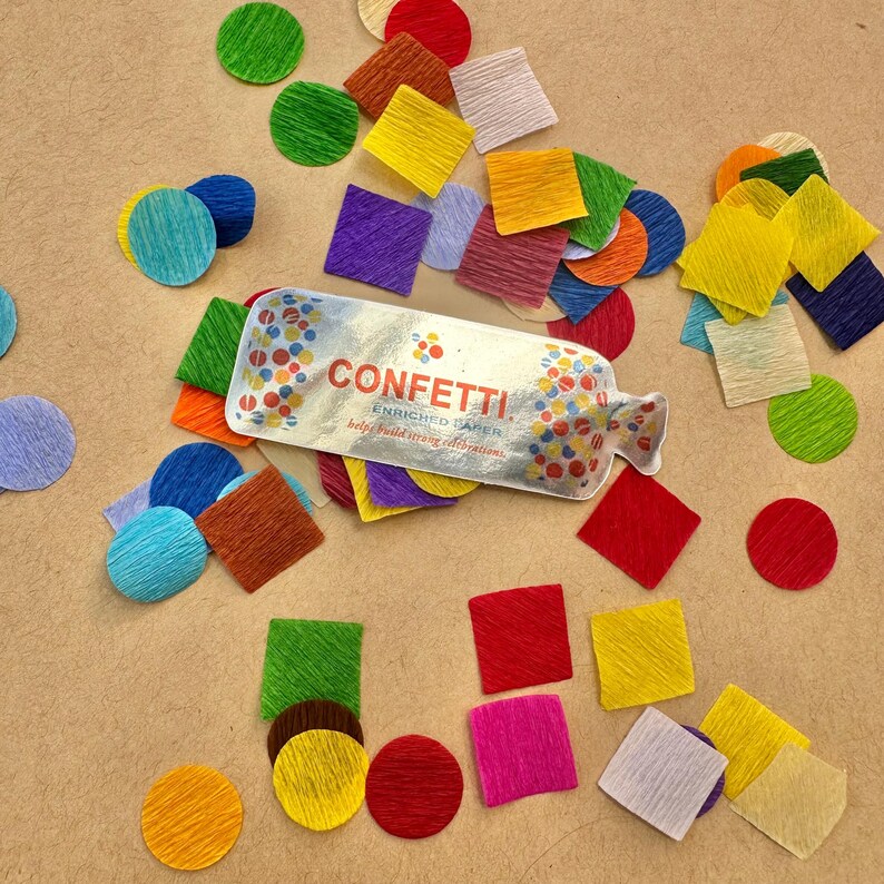 The Confetti Wonder Sticker - Etsy