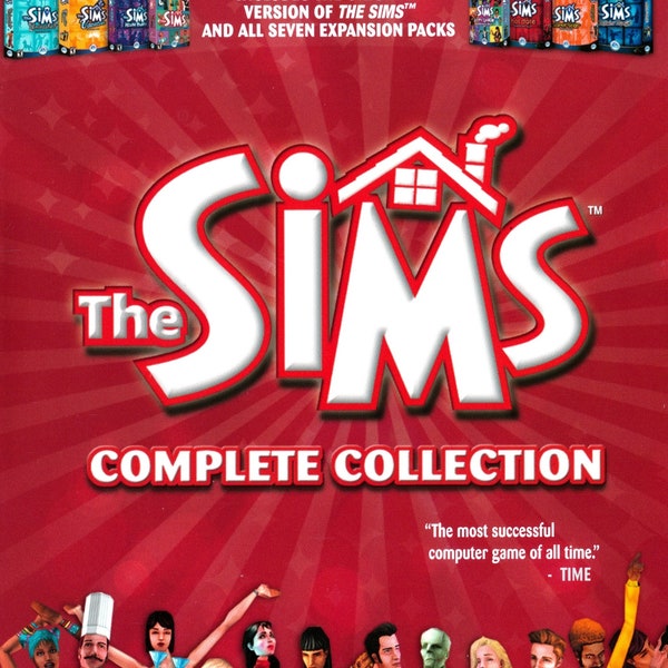 Die Sims Komplette Sammlung PC-Spiel WINDOWS 7 8 10 11 Digitaler Download