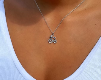 Bicycle Necklace • Bicycle Pendant Necklace • Gold Bicycle Necklace • Silver Bicycle Necklace • Gift For Bicycle Enthusiast • Bike Lovers