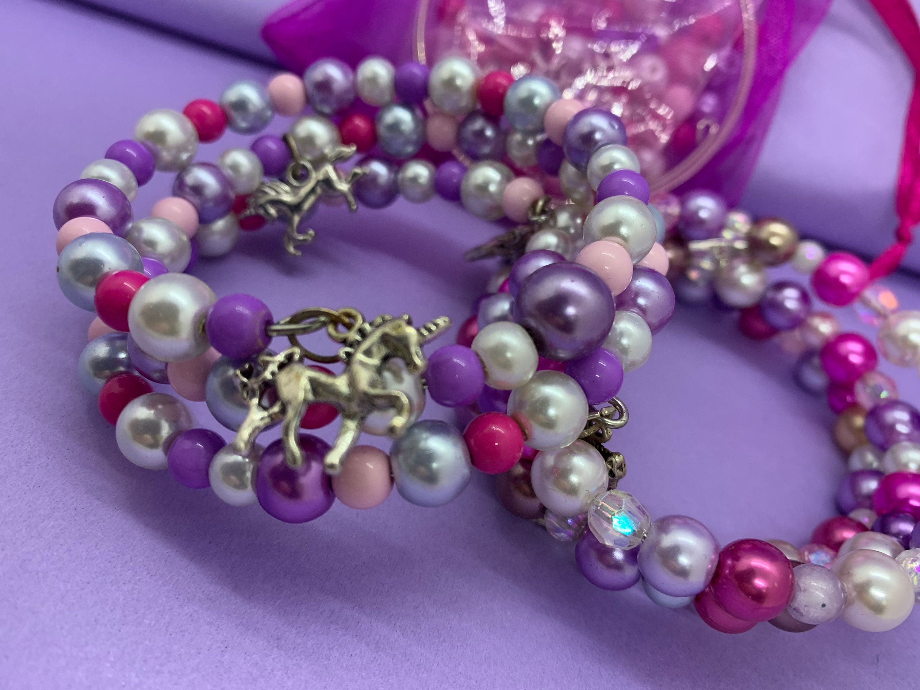 Unicorn Bracelet Making Kit Etsy UK