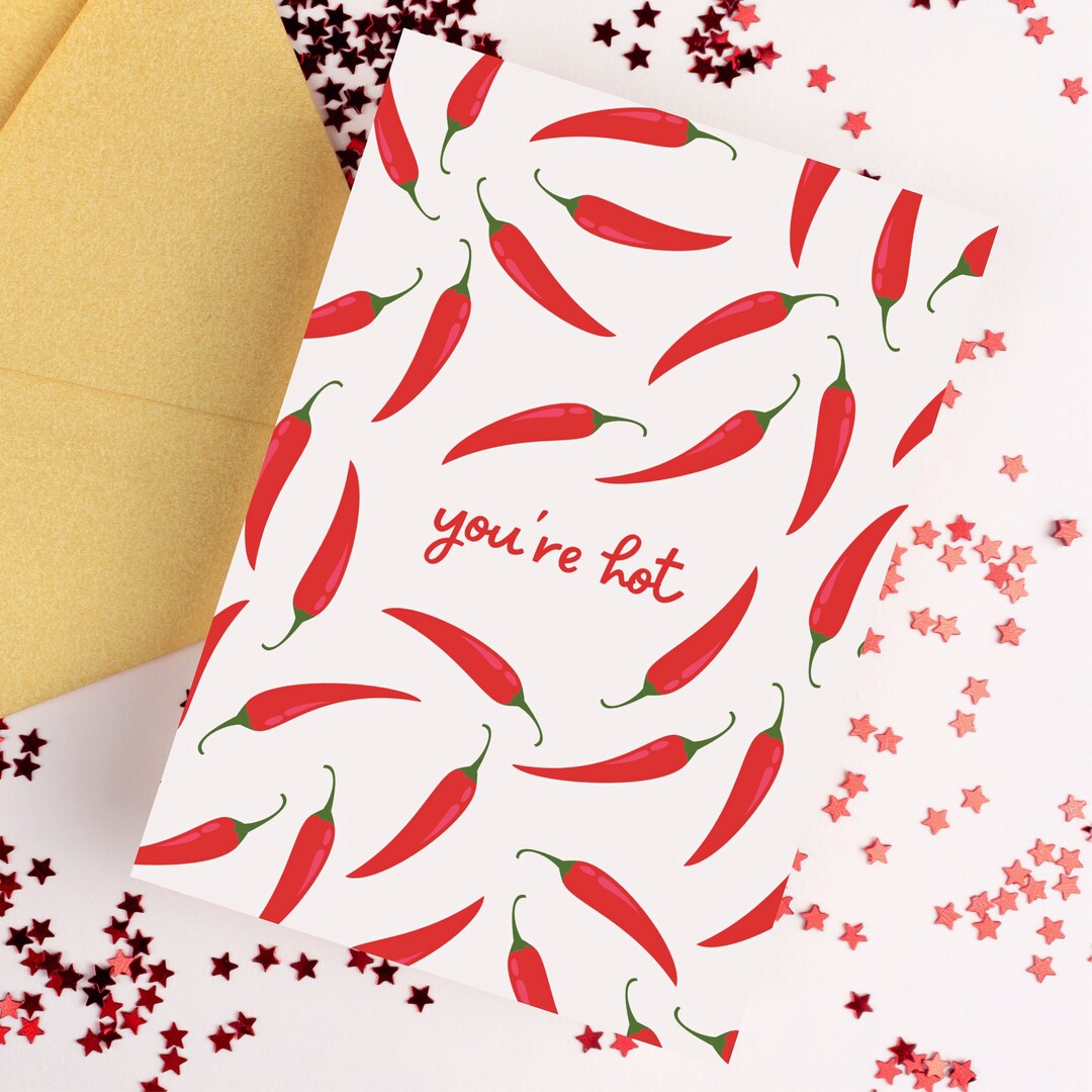 You're Hot Card | Funny Greetings Card, Valentines Day Card ...