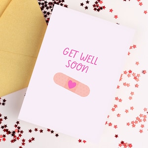 Get Well Soon Card | Cards For Loved Ones, Friends and Family Cards, Greetings Card, Thinking Of You Card, Get Better Soon Card, Simple Card