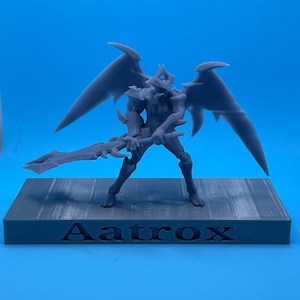 3D Printed Aatrox Figure League of Legends