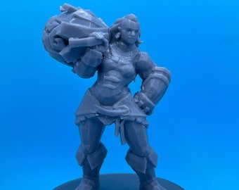 3D Printed Illaoi Figure League of Legends 