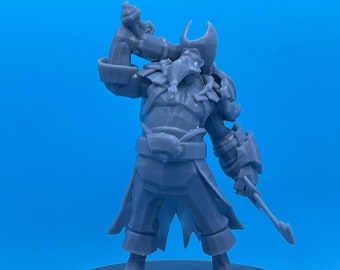 3D Printed Gangplank Figure League of Legends