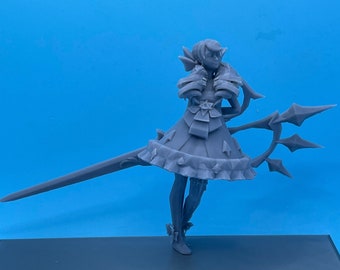 3D Printed Gwen Figure League of Legends