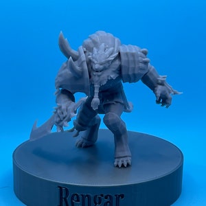 Figura Rengar impresa en 3D League of Legends