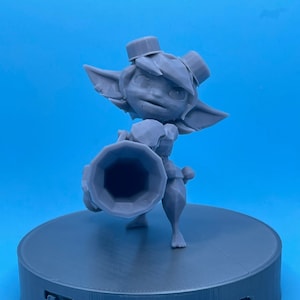 3D Gedruckte Tristana Figur League of Legends