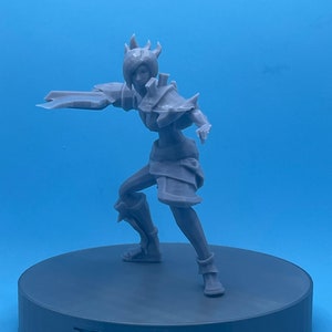 3D Printed Riven Figure League of Legends