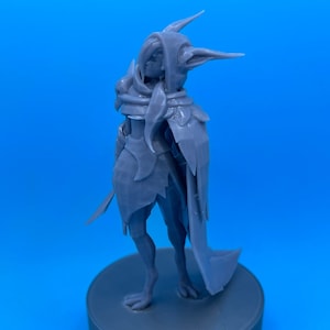 Figura Xayah impresa en 3D League of Legends