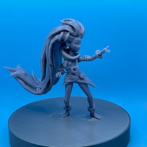 3D Printed Zoe Figure League of Legends