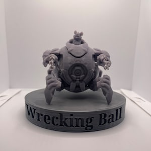 3D Printed Wrecking Ball Figure overwatch