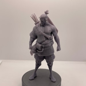 Figura Hanzo impresa en 3D overwatch
