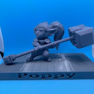 3D Printed Poppy Figure League of Legends