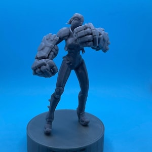 Figura Vi impresa en 3D League of Legends