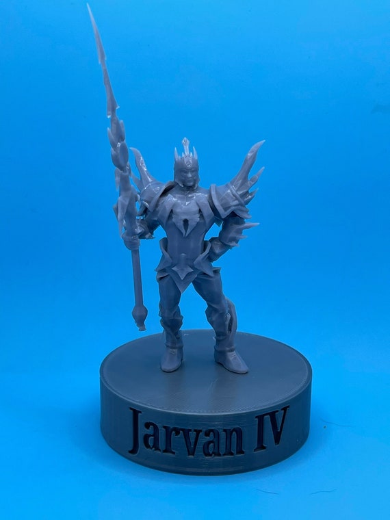 3D Printed Jarvan IV Figure League of Legends Etsy