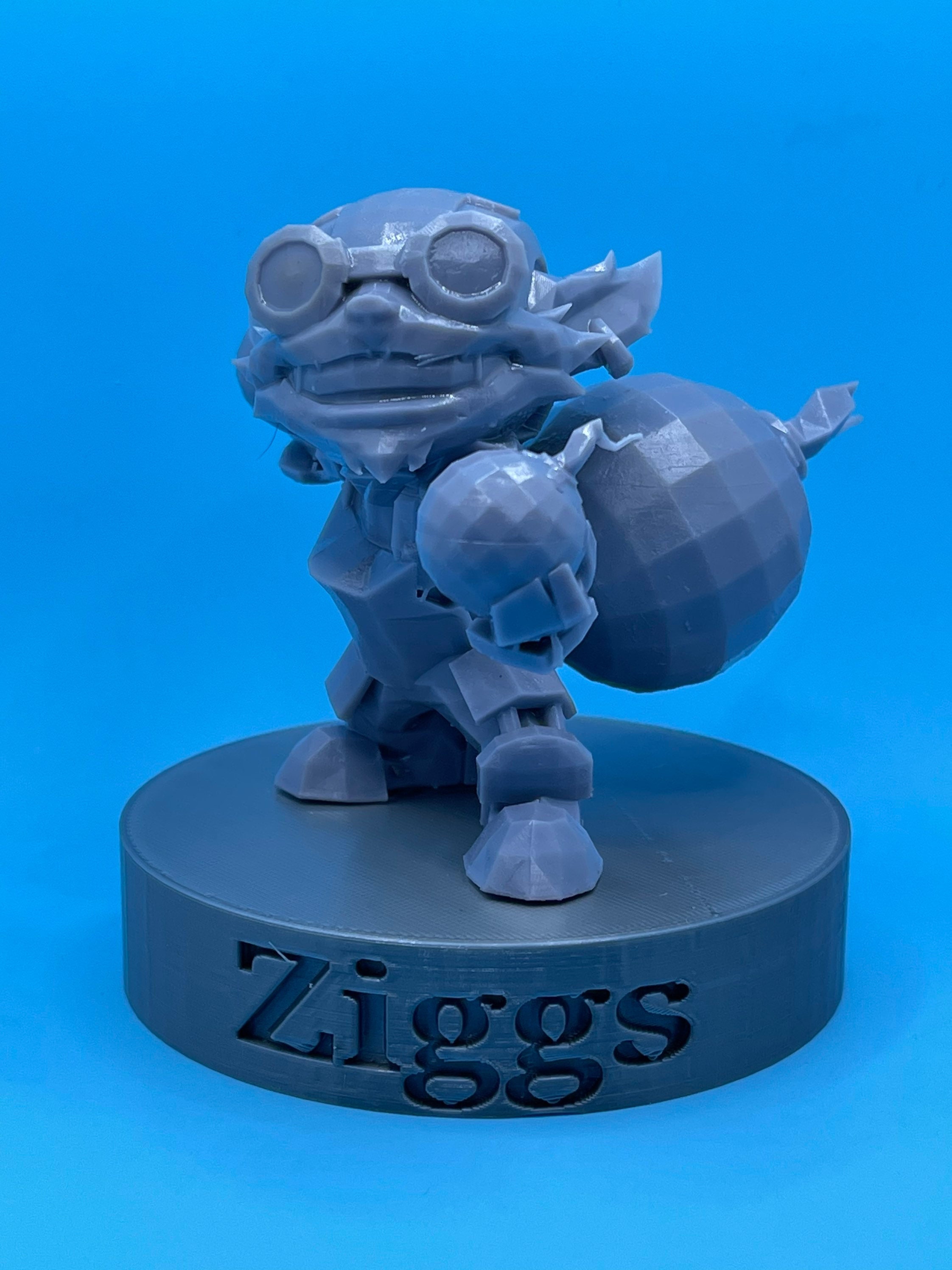 3Dプリントされたジグスのフィギュア リーグ・オブ・レジェンド - Etsy