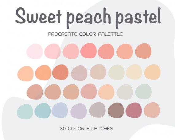 Peach paint palette sale