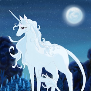 The Last Unicorn - Digital Print