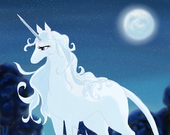 The Last Unicorn - Digital Print